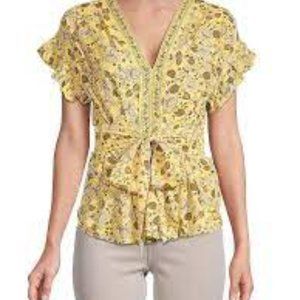 Max Studio print tunic blouse. Size M